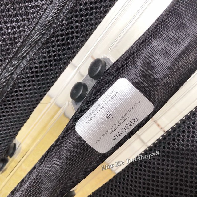 OFF-WHITE X RIMOWA聯名透明箱 RIMOWA日默瓦行李箱四輪拉杆箱 gdx1236